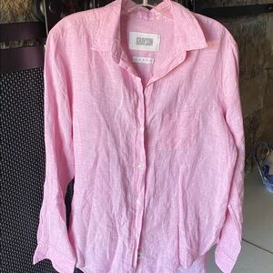 Grayson Pink Button Down Shirt for Women